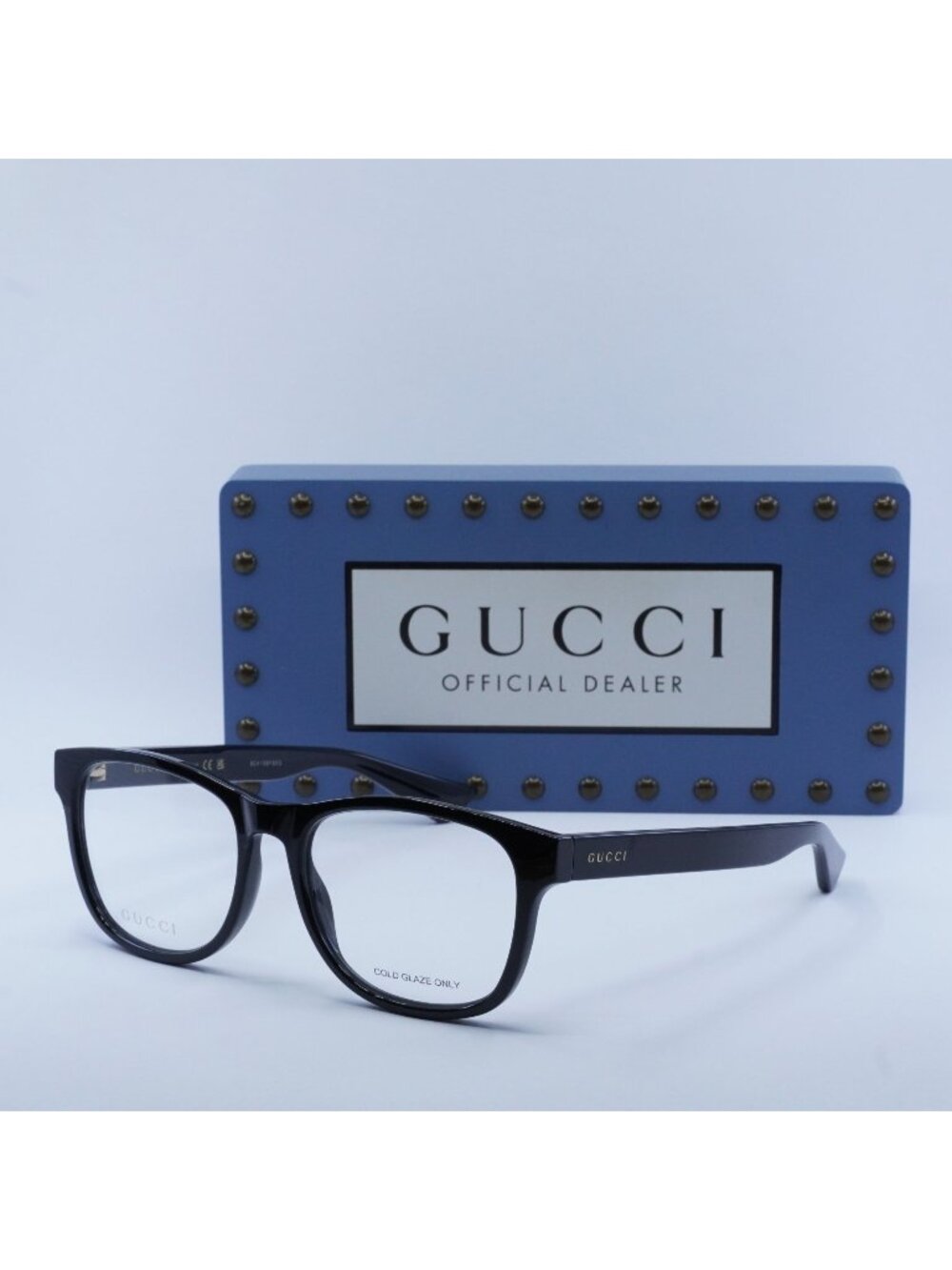 Gucci GG1344O 005 Square Eyeglasses 56mm - Shiny Black